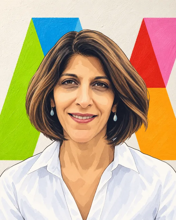 Faiza Cater, painted